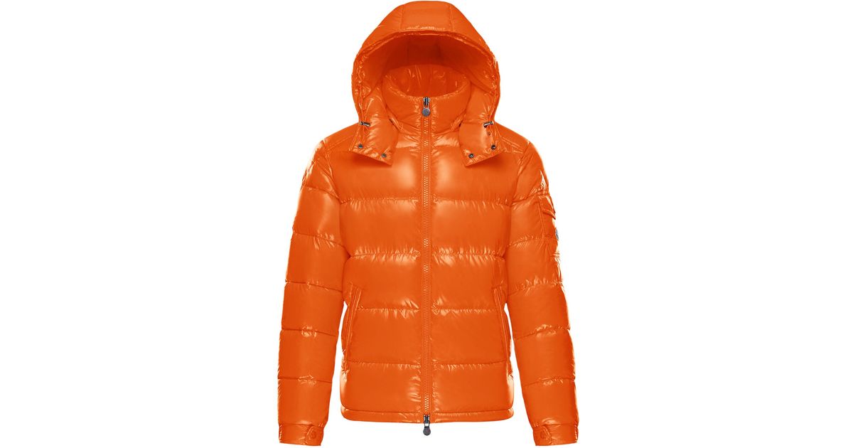 moncler maya jacket orange