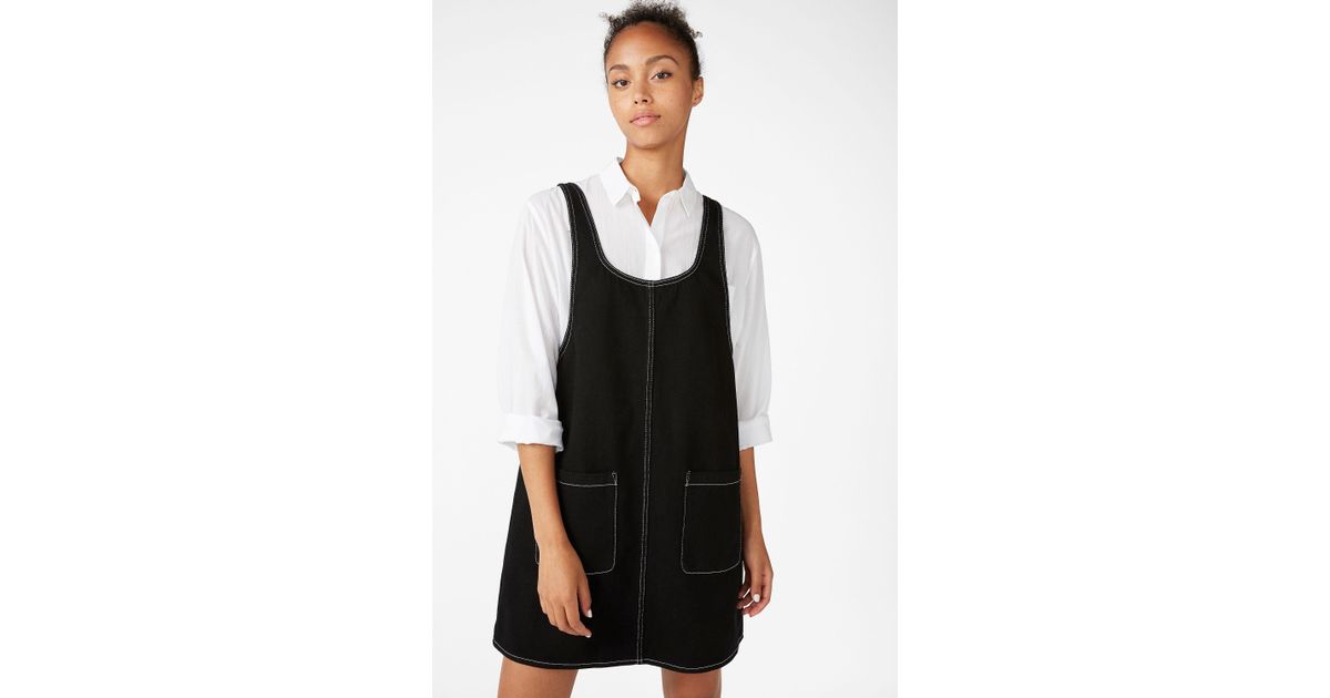 monki pinafore dress