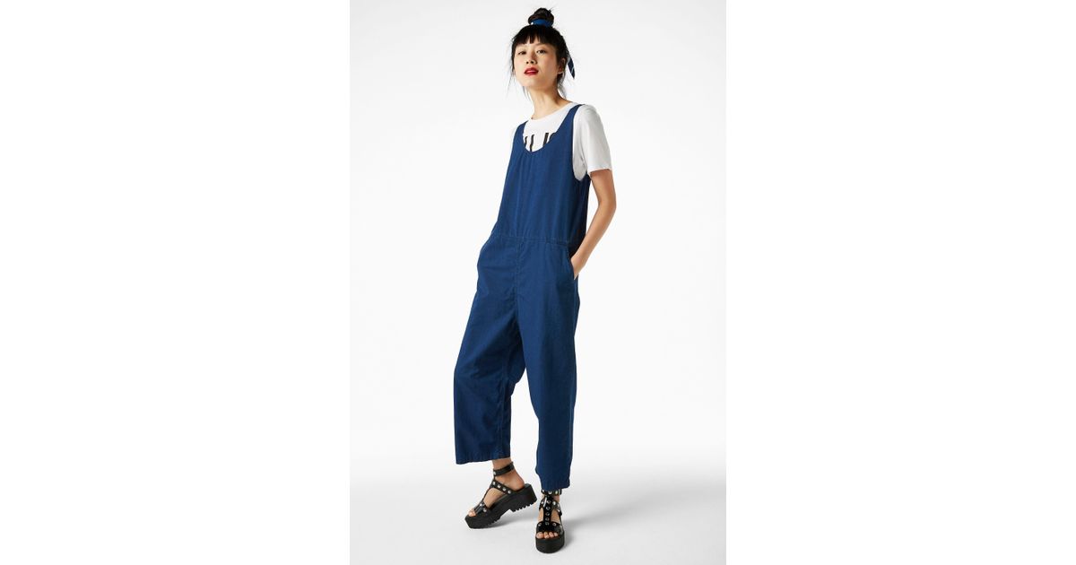 monki denim boiler suit