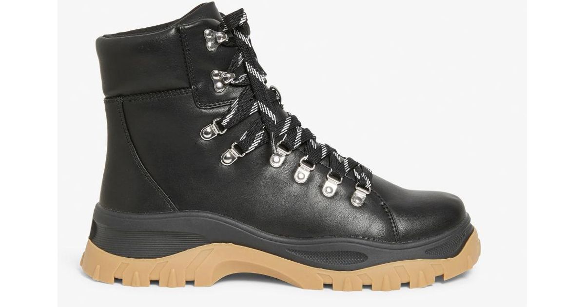 monki high top hiking boots