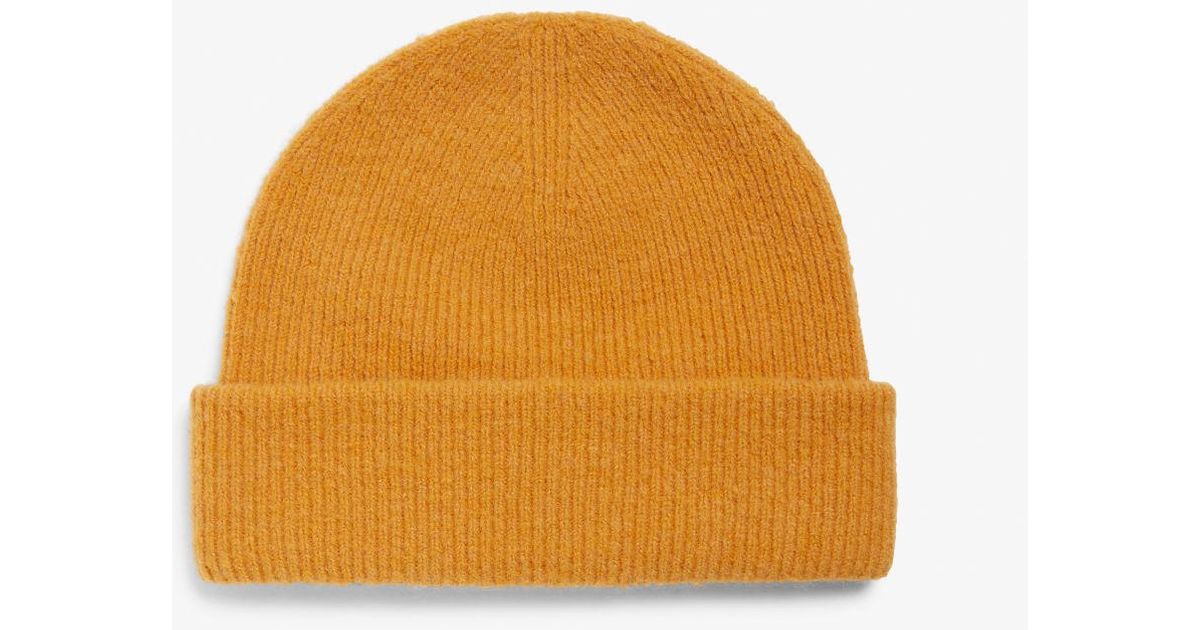 Monki Wool Blend Beanie | Lyst UK