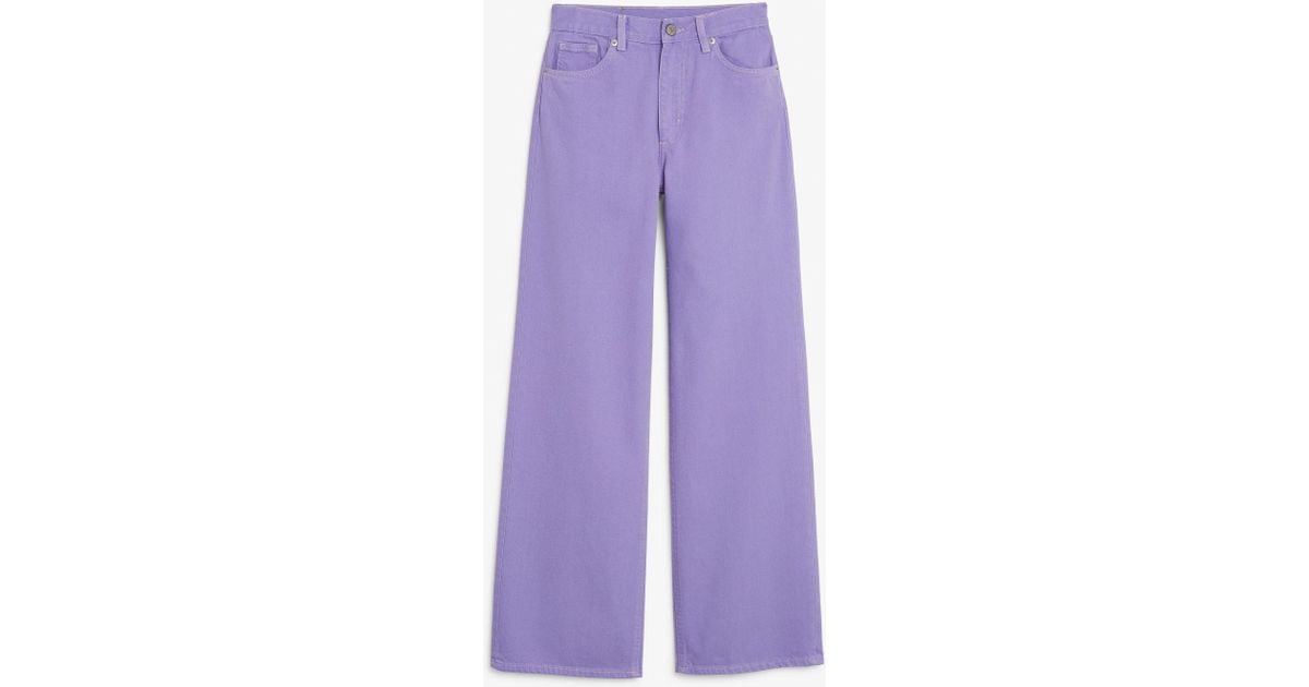 monki purple jeans