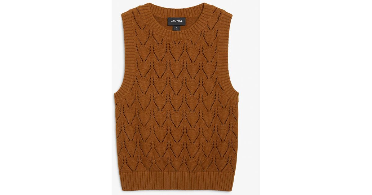 knit vest monki