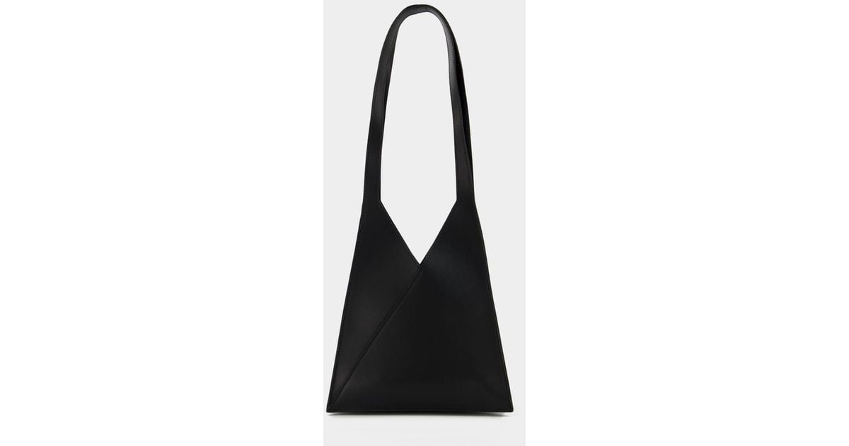 MM6 by Maison Martin Margiela Flap Japanese Hobo Bag - - Black ...