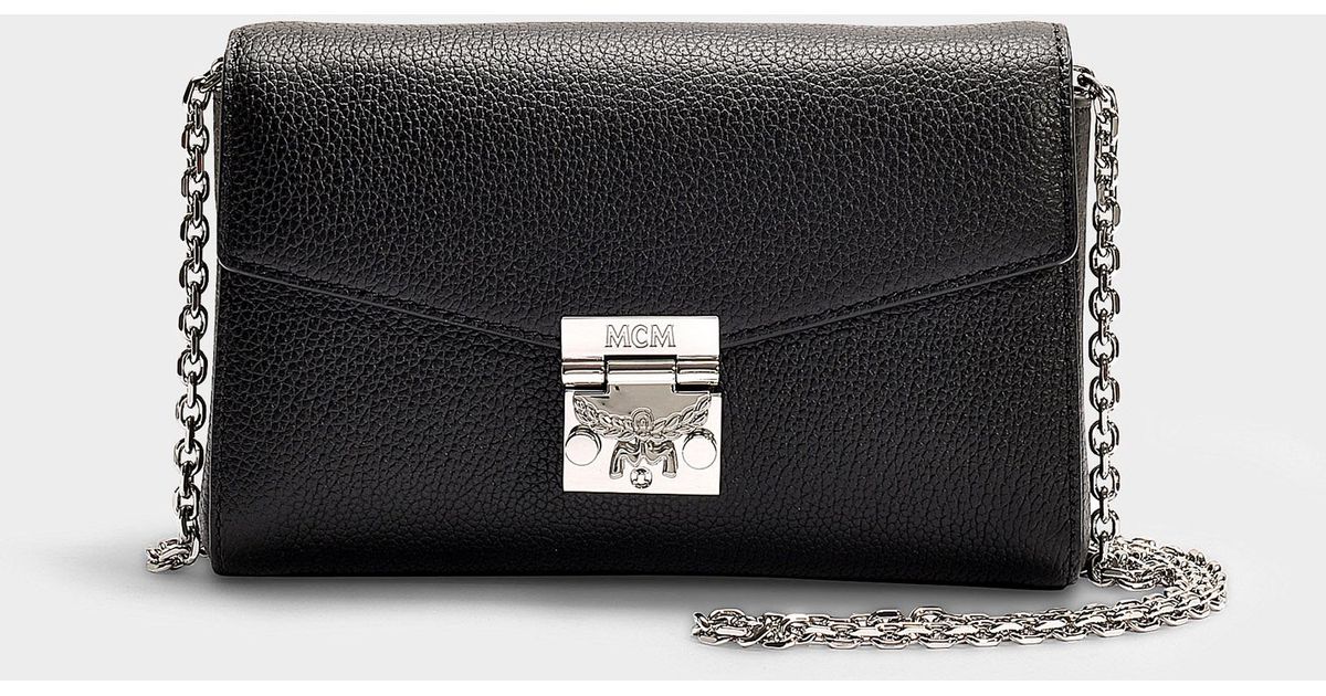MCM Millie Park Avenue Small Crossbody Bag In Black Calfskin Lyst Canada