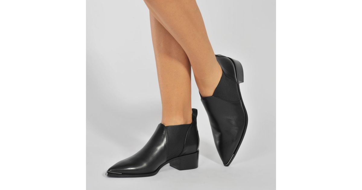 hallowell leather chelsea boot