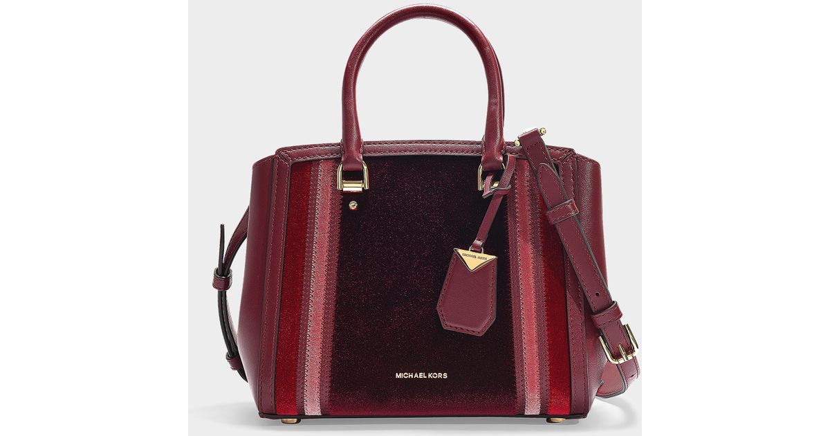 michael kors burgundy handbag