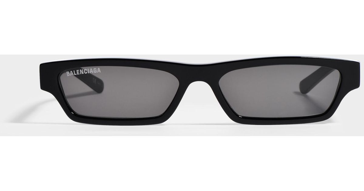 Balenciaga Sunglasses In Black Acetate Bb0075s | Lyst Canada
