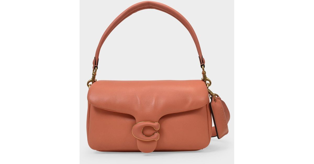 COACH Leather Tabby Pillow Bag in Pink Lyst