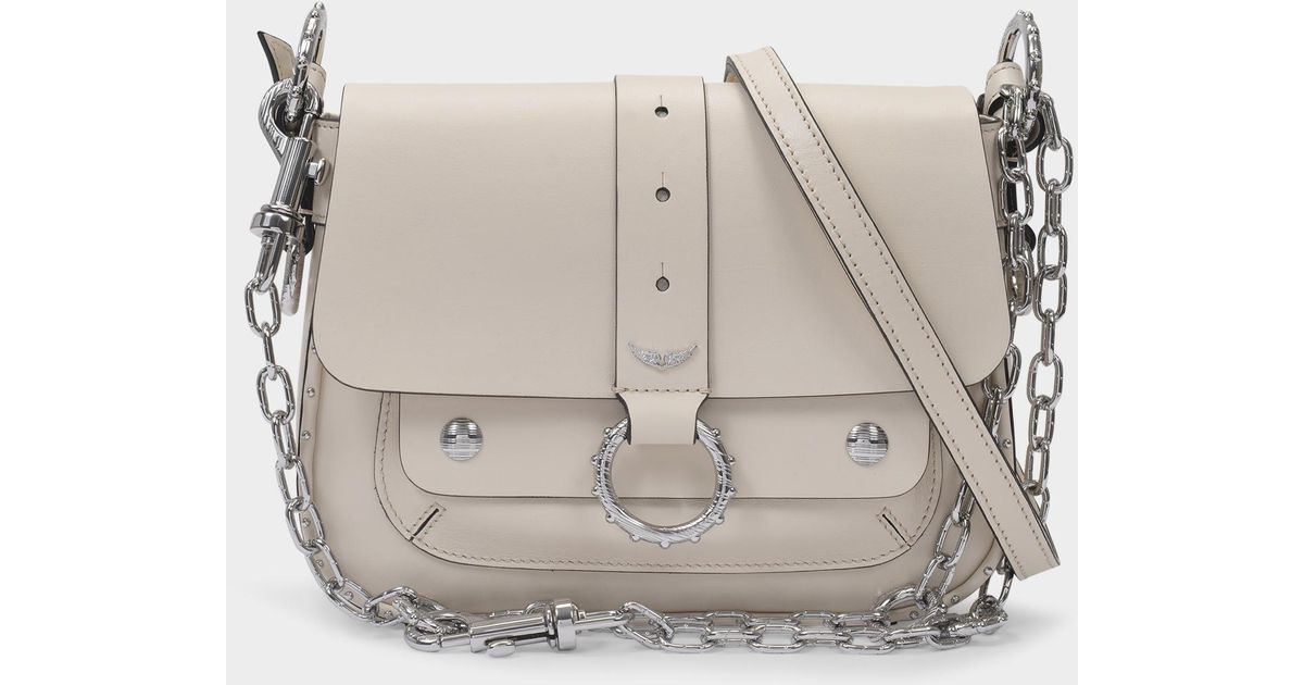 Zadig & Voltaire Kate Bag In White Leather Lyst UK