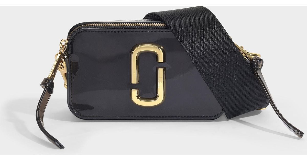 Marc Jacobs The Jelly Snapshot Bag In Black Pvc Lyst