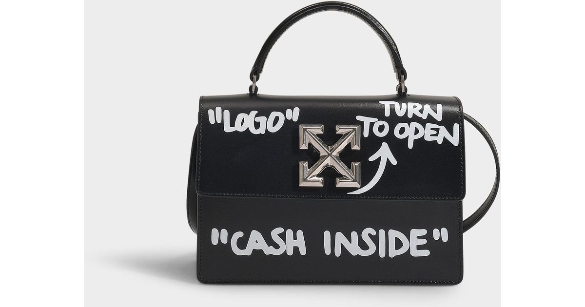 Off-White c/o Virgil Abloh Jitney 1.4 Cash Inside Bag In Black And ...