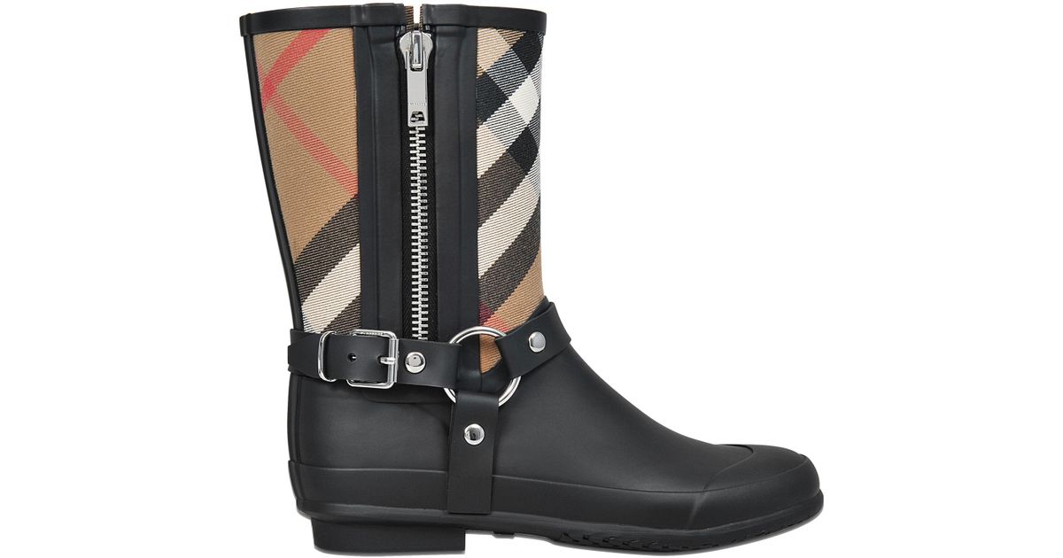 burberry rain boots short