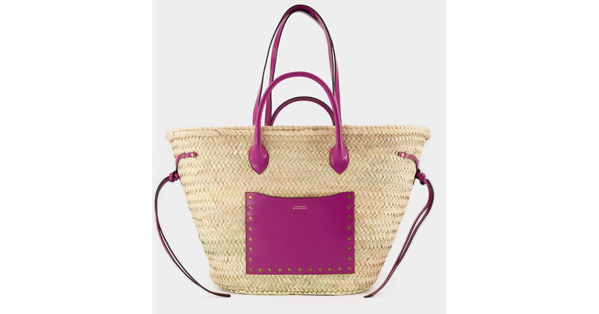 Isabel Marant Cadix-ge Tote Bag - - Multi - Paille in Pink | Lyst Canada
