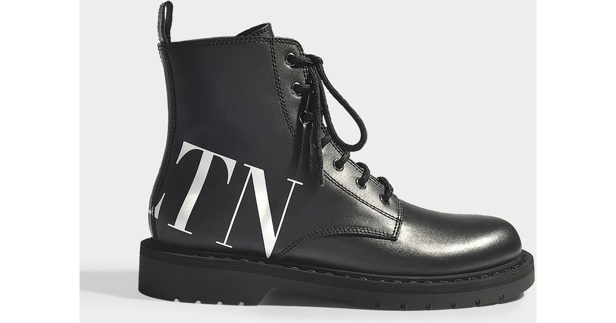 valentino vltn combat boots
