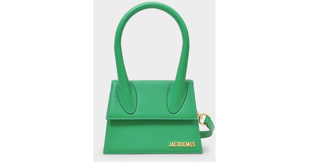 Jacquemus Leather Le Chiquito Moyen Bag in Green Lyst