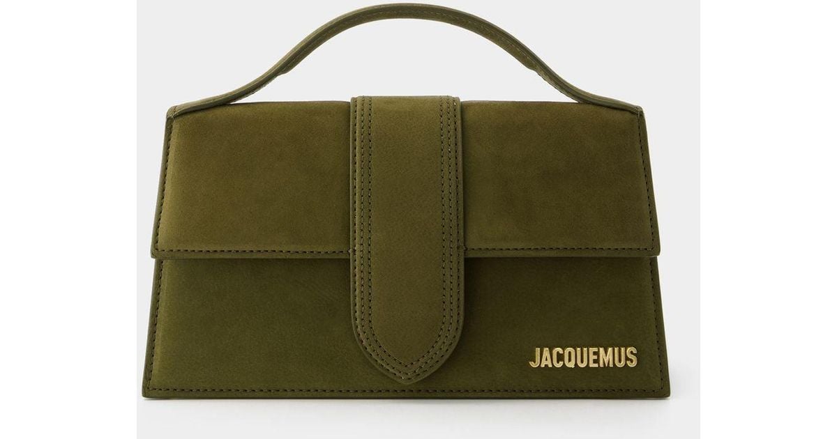 Jacquemus Le Grand Bambino Bag - - Leather - Dark Khaki in Green | Lyst