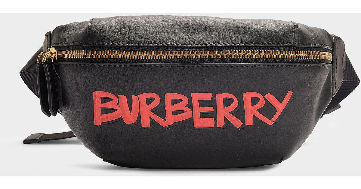 burberry fanny pack black