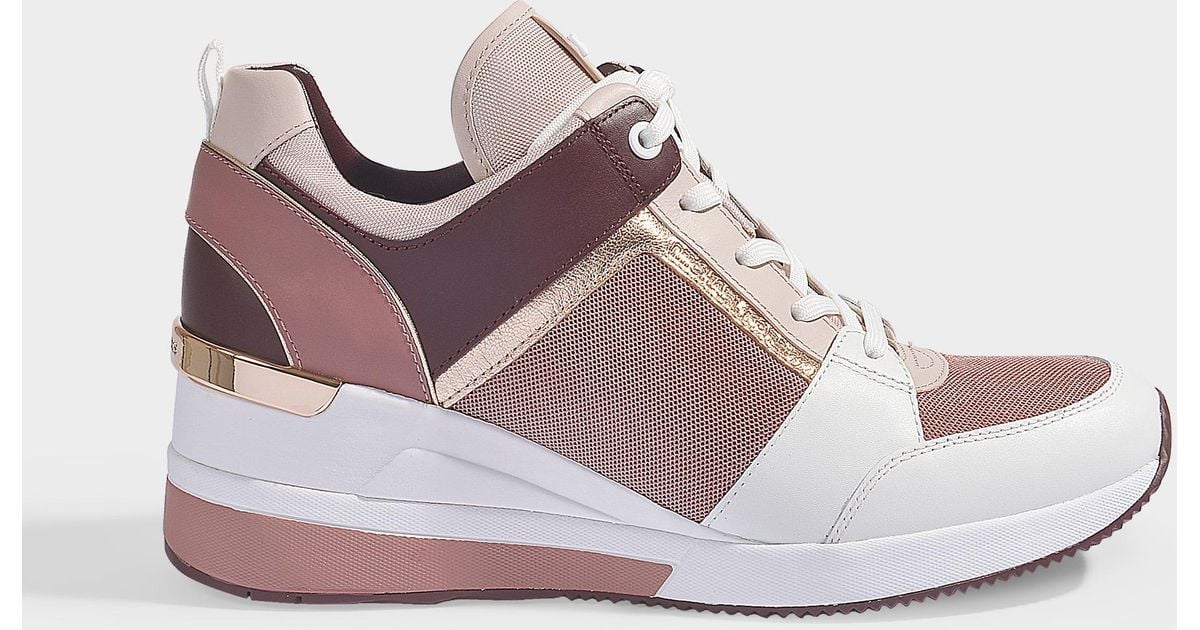 basket michael kors femme rose