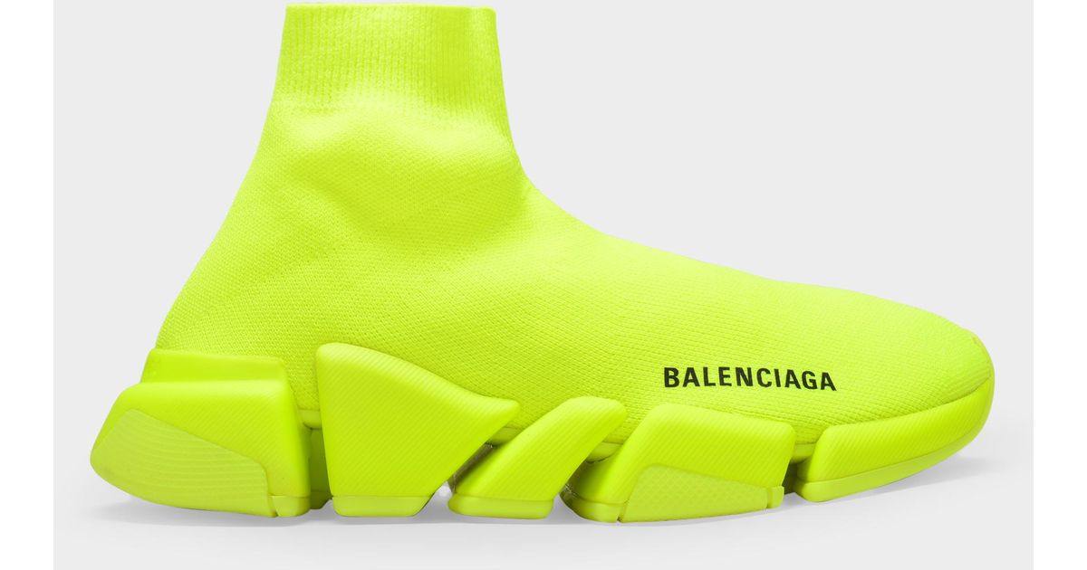 neon yellow balenciaga sneakers