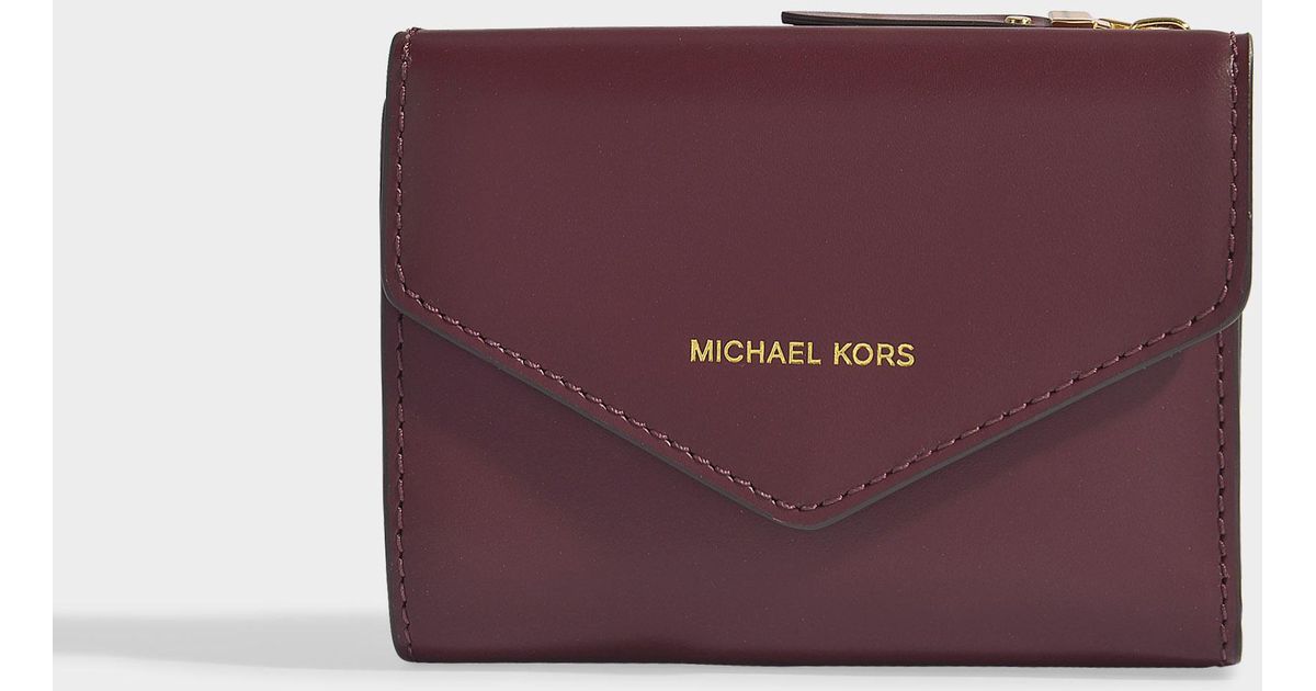 michael kors wallet oxblood