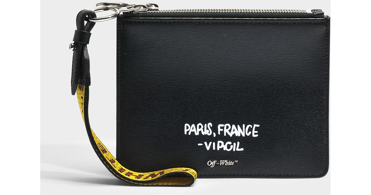 off white double pouch