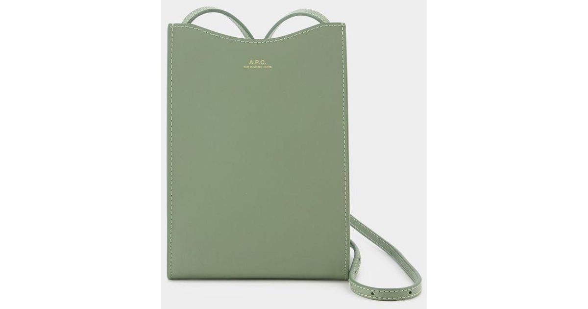 A.P.C. Jamie Neck Pouch in Green | Lyst Canada