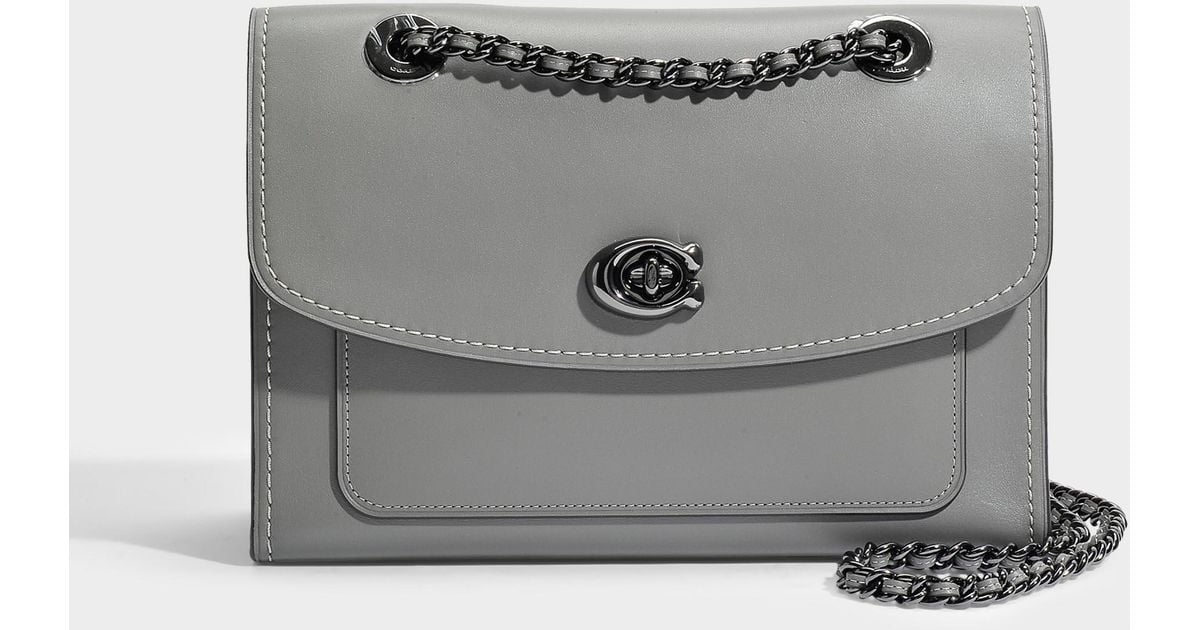grey coach bag