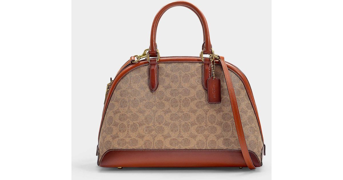 coach signature quinn satchel