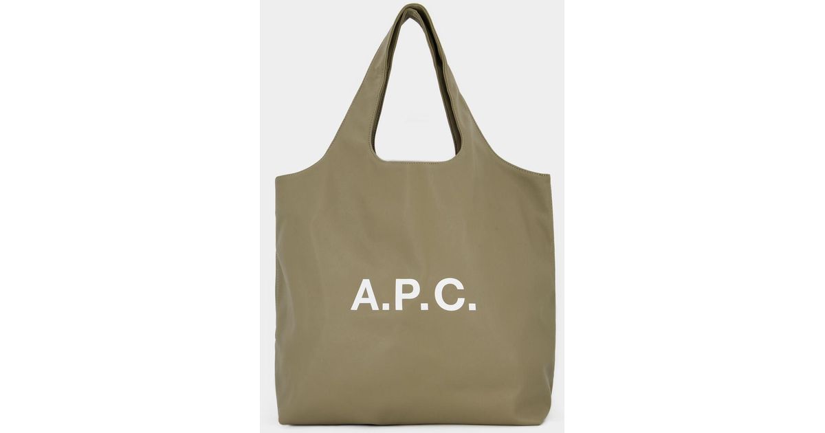 A.P.C. Ninon Tote Bag - - Synthetic - Green | Lyst