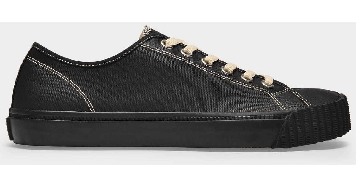 margiela canvas tabi