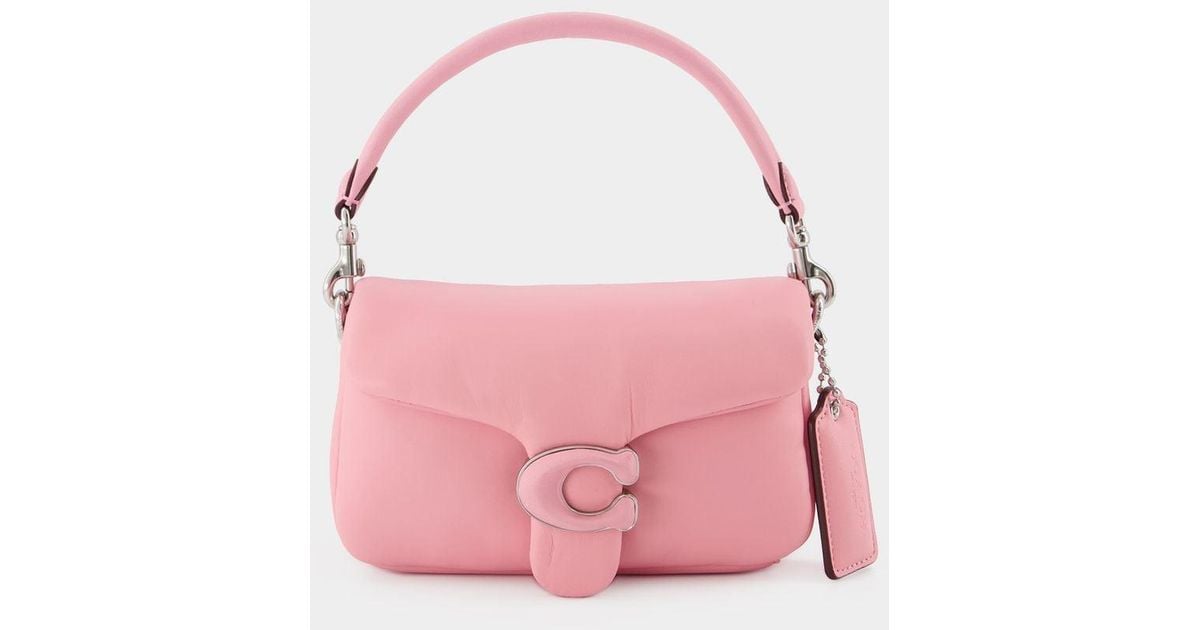 COACH Tabby Pillow 18 Bag Pink Leather Lyst