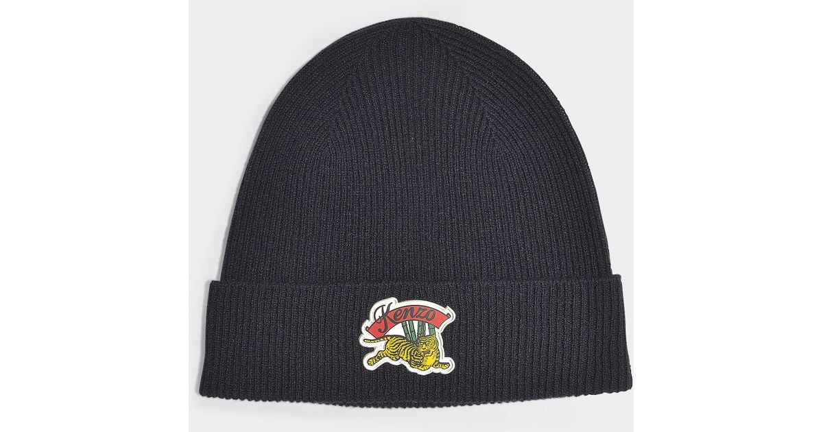 kenzo tiger beanie