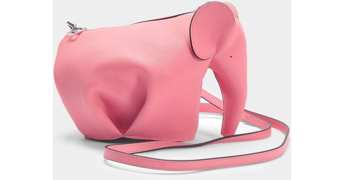loewe pink elephant bag