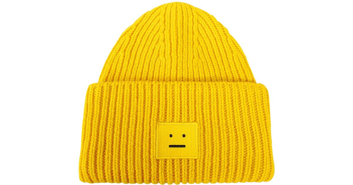Acne Studios Pansy Wool Beanie in 