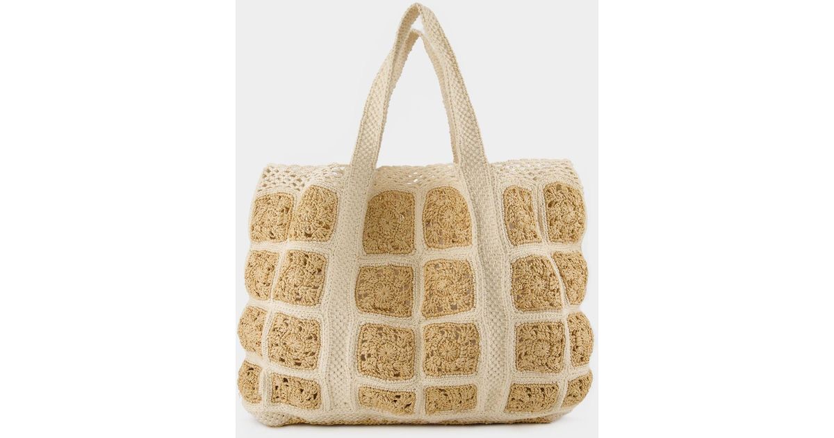 Vanessa Bruno Nano Moon Hobo Bag Greige Leather in Metallic Lyst