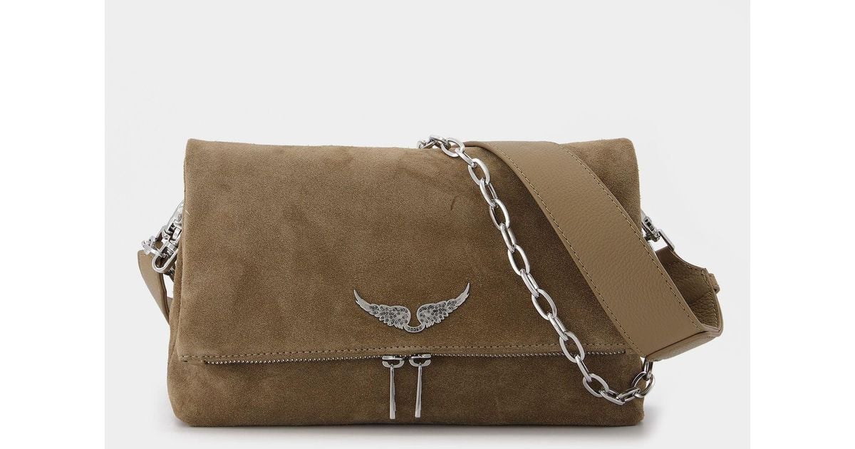 Zadig & Voltaire Rocky Suede in Beige (Natural) Lyst