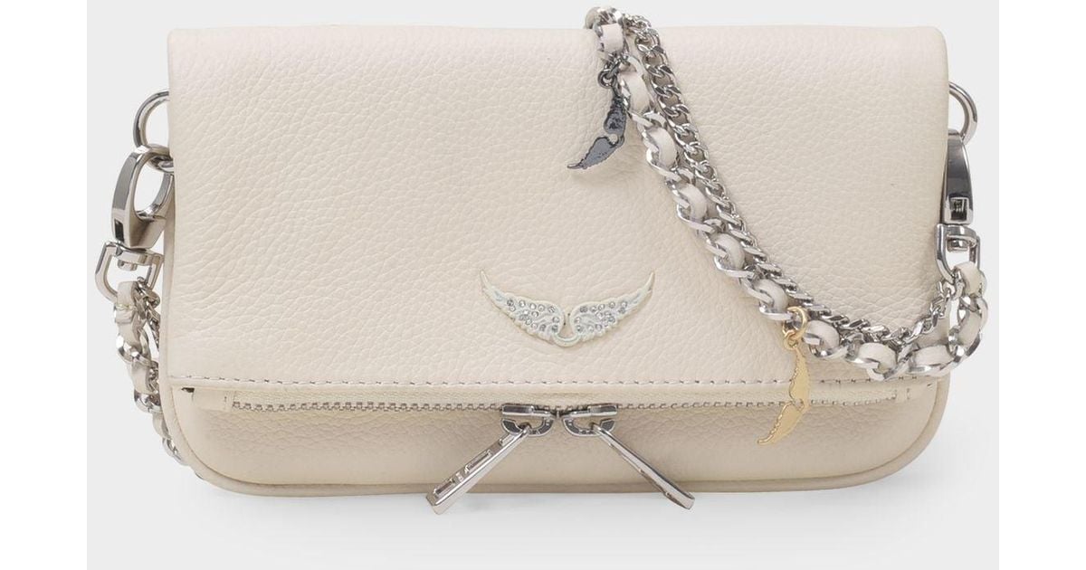 Zadig & Voltaire Rock Nano Bag in Natural Lyst