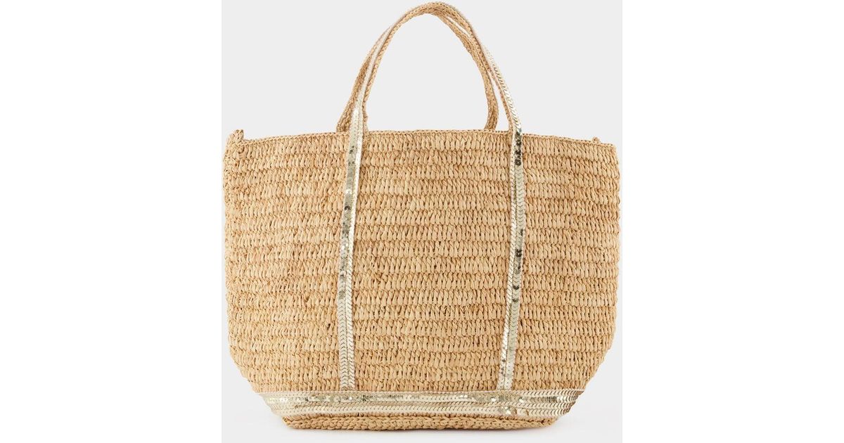 Vanessa Bruno Moon Mm Hobo Bag Greige Leather in Natural Lyst