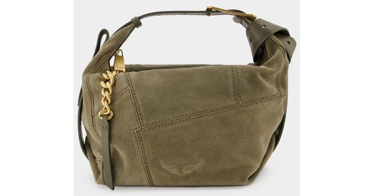 Zadig & Voltaire Le Cecilia Hobo Bag in Green | Lyst