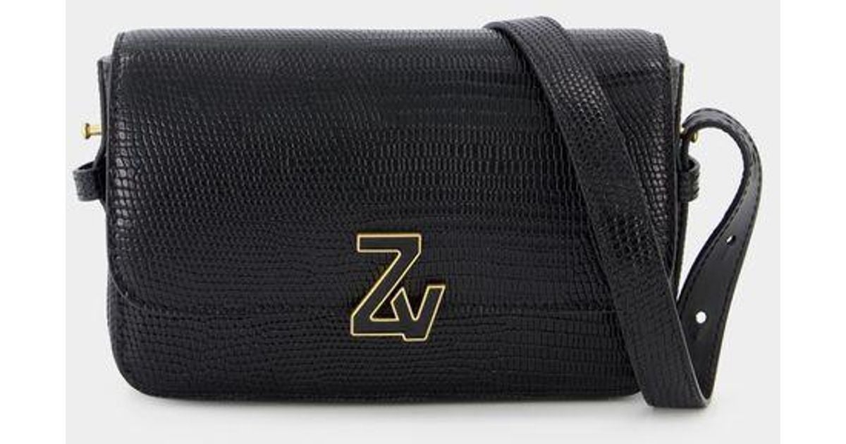 Zadig & Voltaire Zv Le Mini Hobo Bag in Black | Lyst