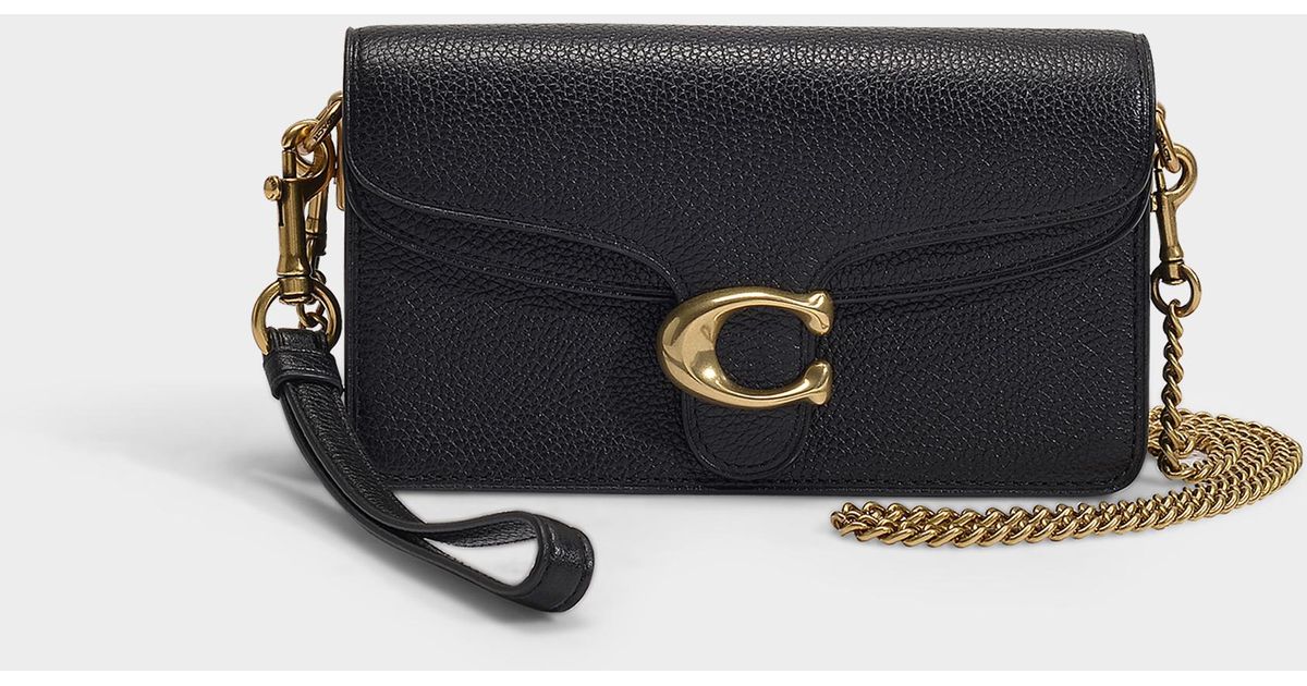 COACH Tabby Crossbody Bag In Black Leather Lyst