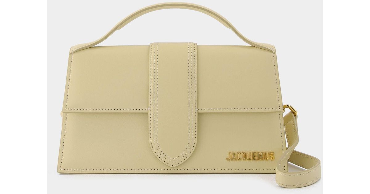 Jacquemus Leather Le Grand Bambino Bag in Beige (Natural) | Lyst UK