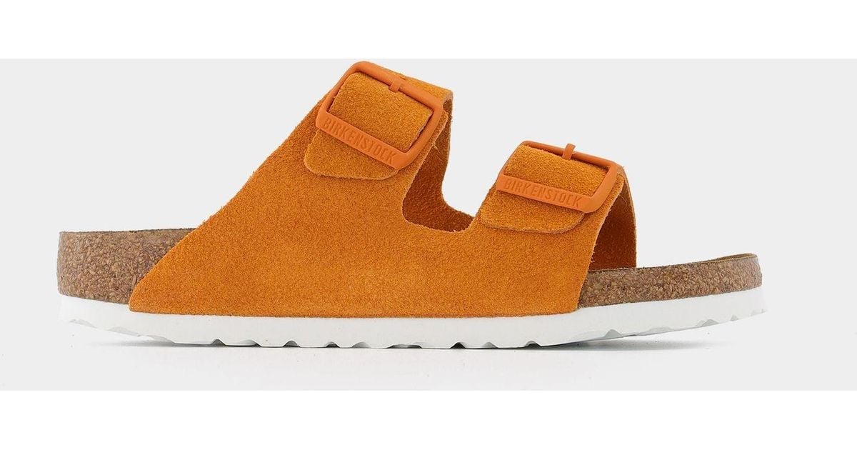 Birkenstock Leather Sandals Arizona Sfb in Orange Lyst UK