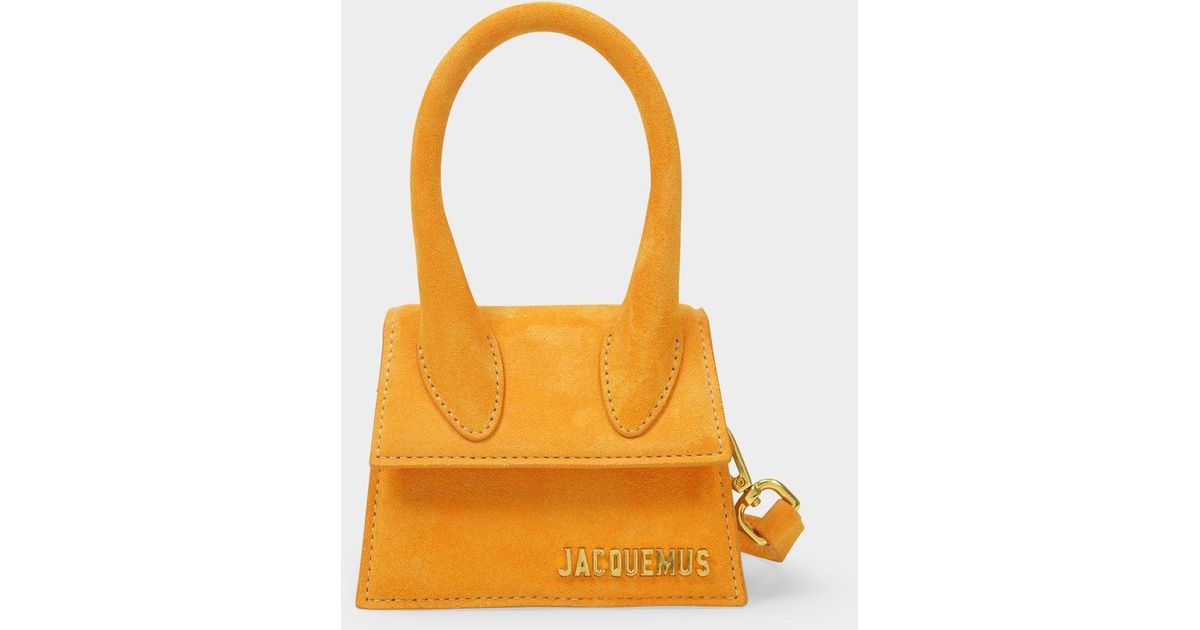 Jacquemus Tasche Le Chiquito Aus Orange Leder - Lyst
