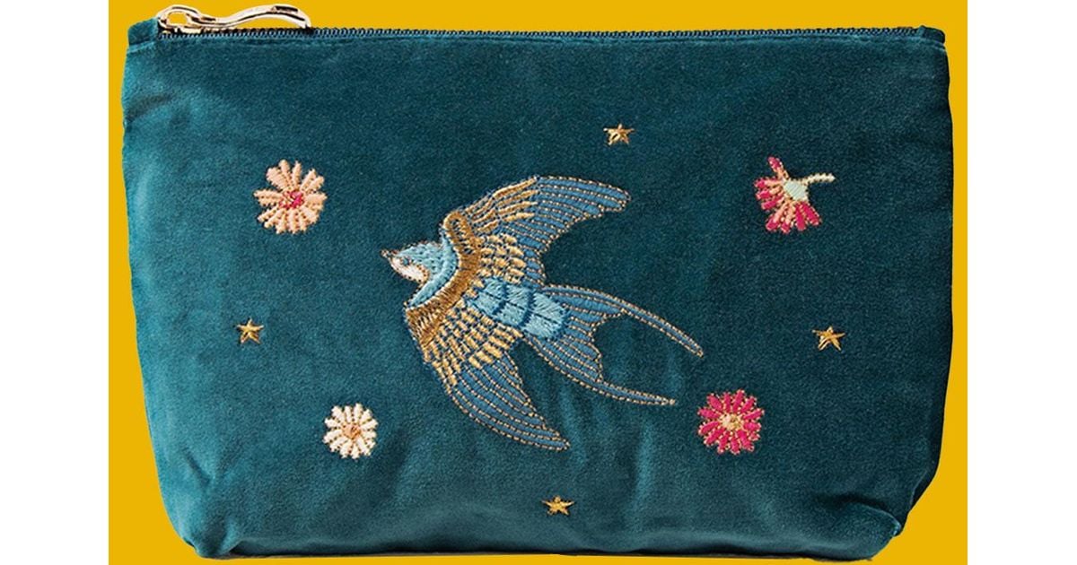 Monsoon Elizabeth Scarlett Swallow Mini Pouch in Yellow | Lyst UK