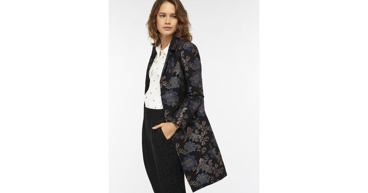 monsoon jacquard coat