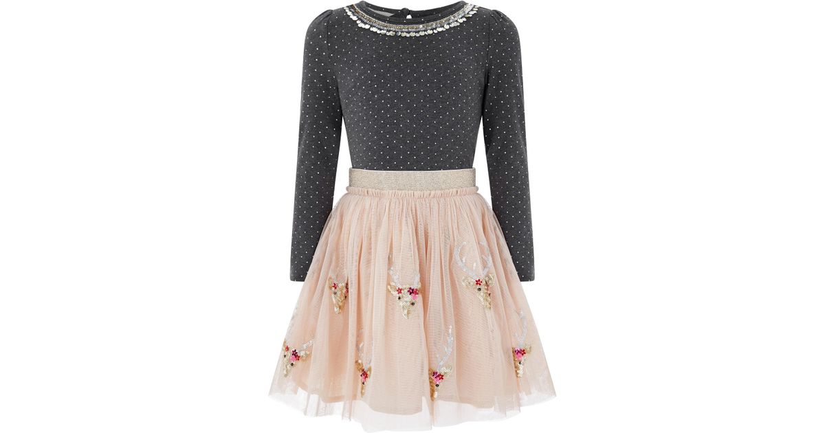 monsoon reindeer dress