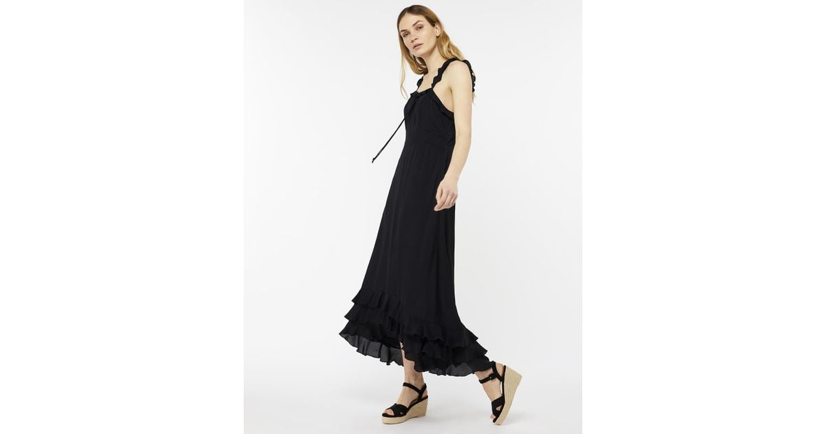 monsoon black maxi dress