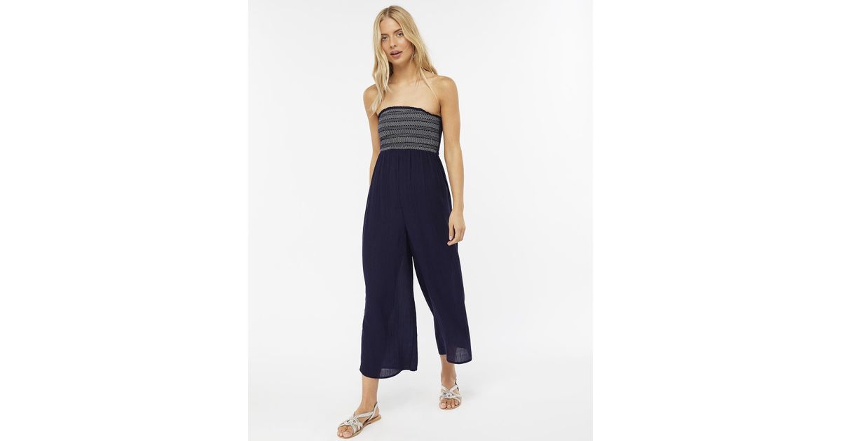 monsoon navy jumpsuit